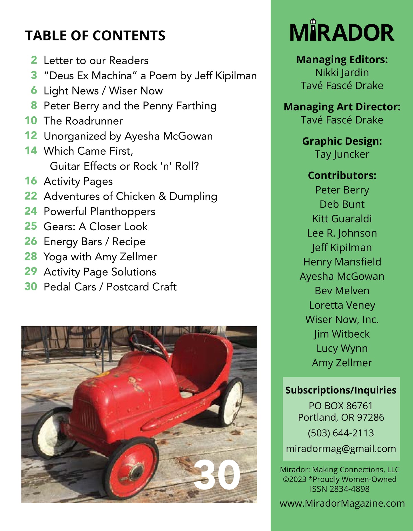 SINGLE ISSUE: VOLUME 8: GEAR AND PEDAL