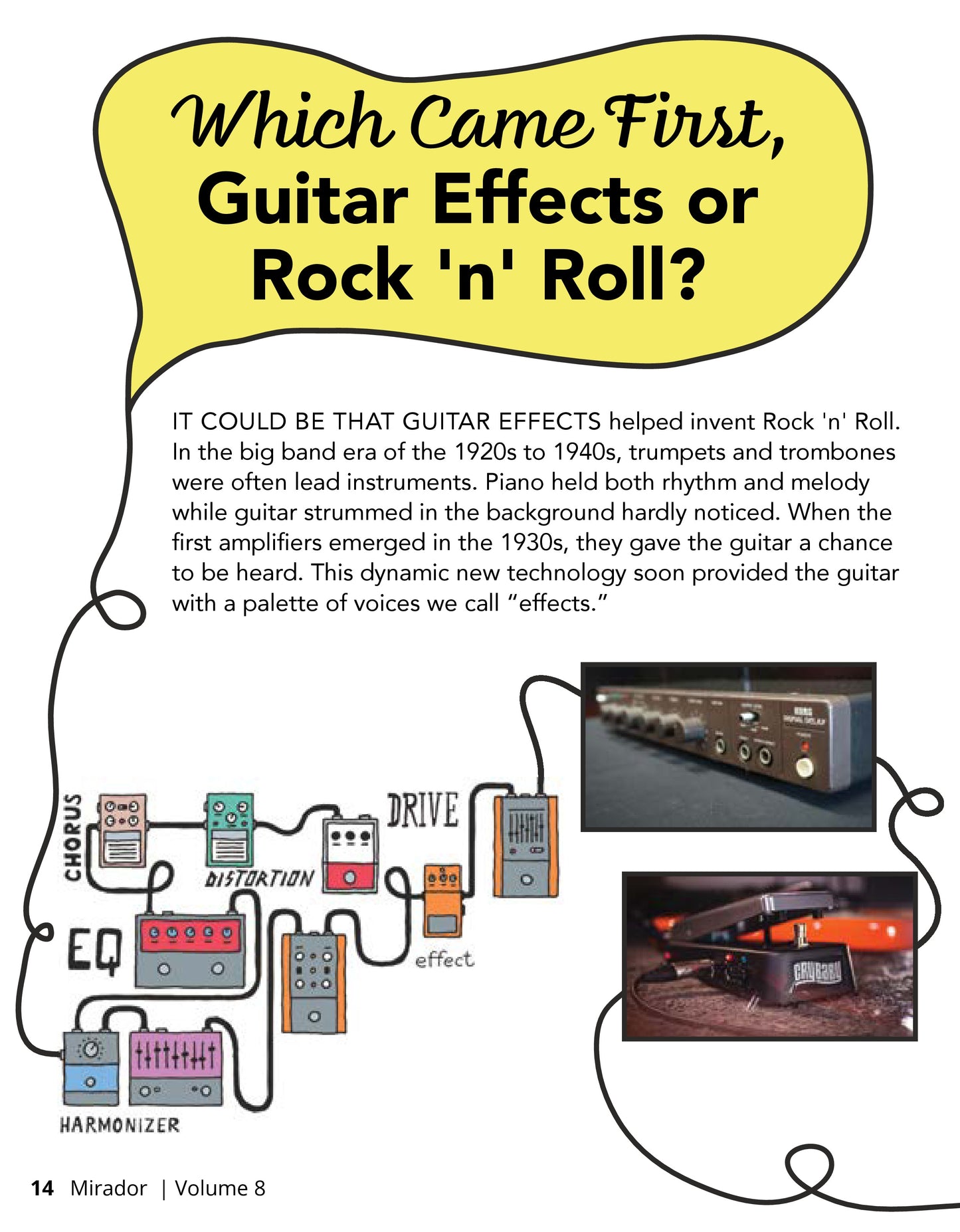 SINGLE ISSUE: VOLUME 8: GEAR AND PEDAL